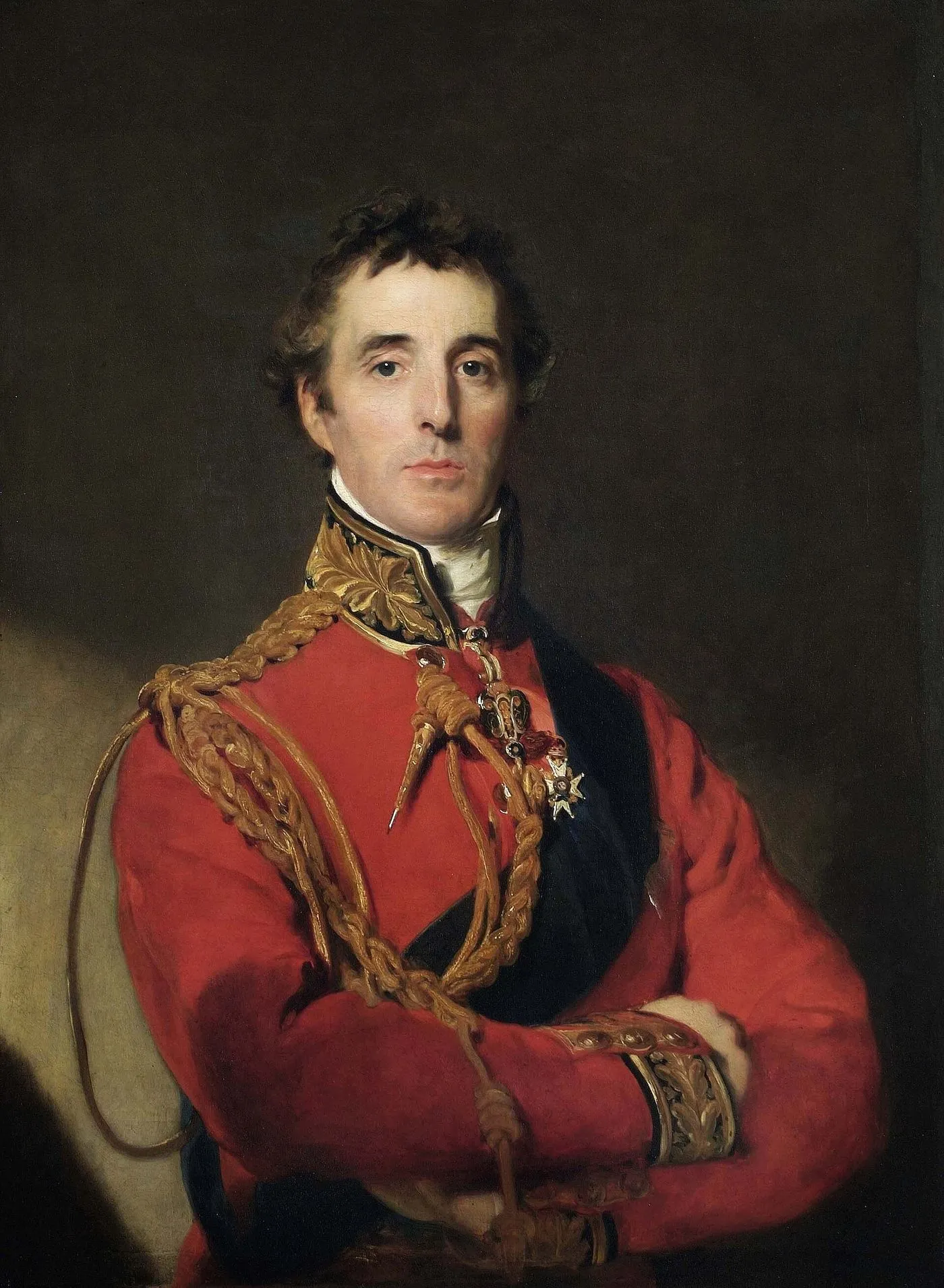 Retrato do duque de Wellington, de casaca vermelha